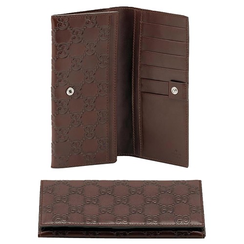 Chocolat Gucci Continental Portefeuille